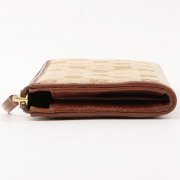 Gucci Gg Pattern Long Wallet Brown/Beige