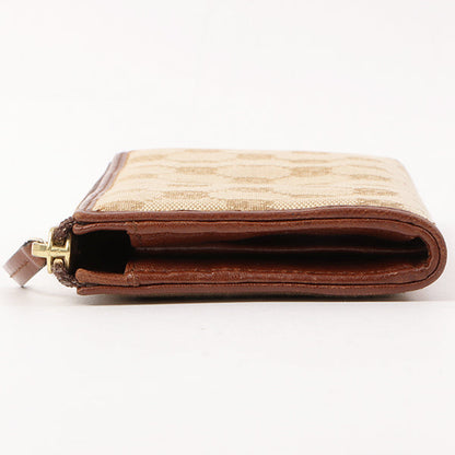 Gucci Gg Pattern Long Wallet Brown/Beige