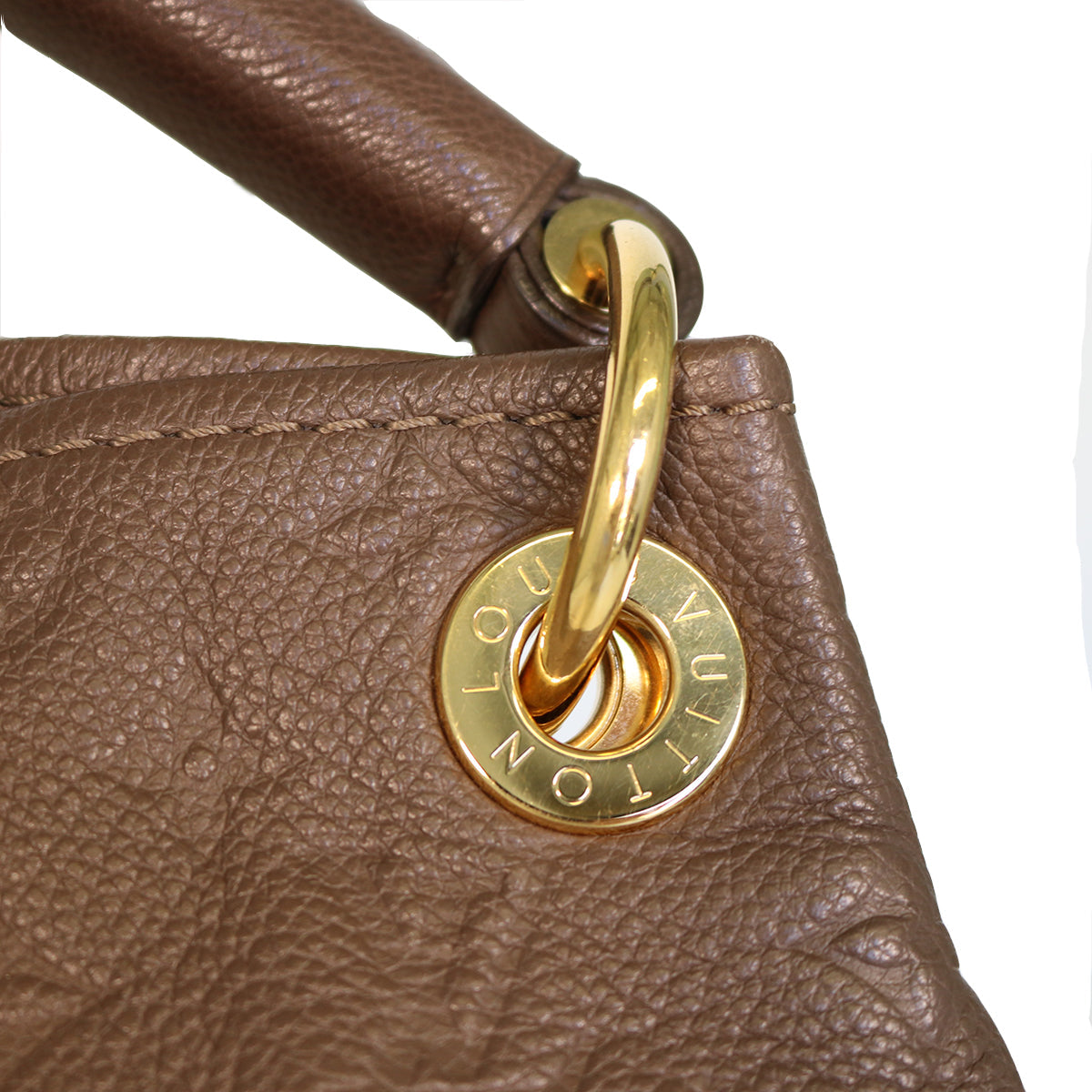 Louis-Vuitton Artsy MM in Brown Leather