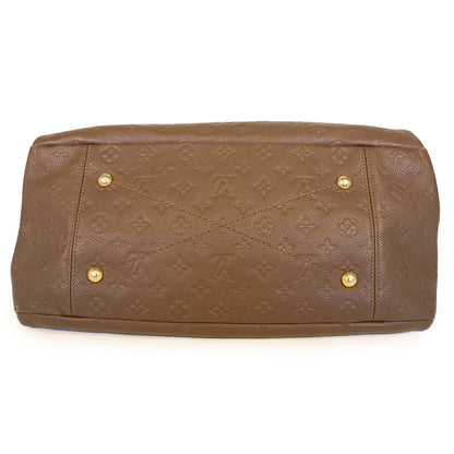 Louis-Vuitton Artsy MM in Brown Leather