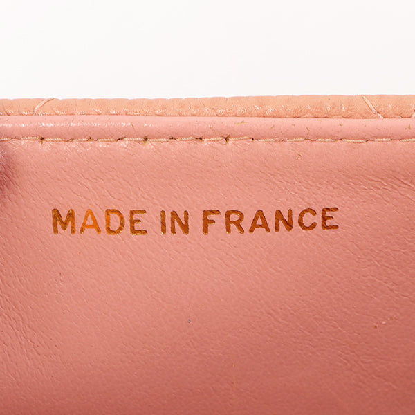 Chanel Around 1995 Made Caviar Skin Diana Flap Chain Bag 25Cm Baby Pink