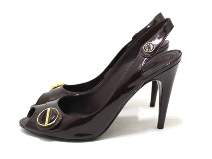 Shoes Louis Vuitton Amarante Patent Leather Sandal Size 9.5 | Italystation.com - Shop Now at italystation.com