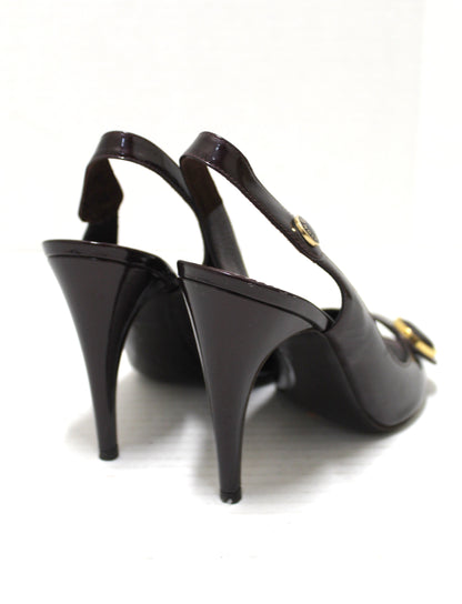 Louis Vuitton Amarante Patent Leather Sandal Size 9.5