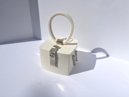 New CHANEL Minaudière Limited Edition 2017 Lucite Vanity Case With Mirror