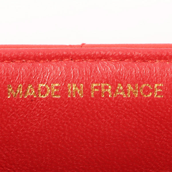 Chanel Around 1992 Made Diana Flap Chain Bag 23Cm Red