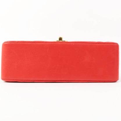 Chanel Around 1992 Made Diana Flap Chain Bag 23Cm Red