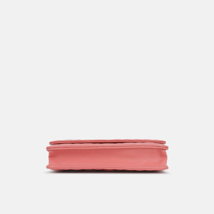 Chanel - Classic Wallet On Chain - Coral Pink Caviar Leather - CGHW -