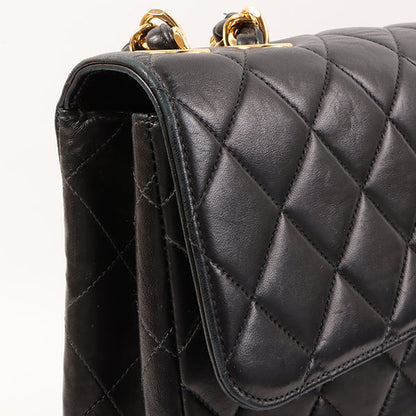 CHANEL Around 2000 Made Classic Flap Chain Bag Jumbo Black