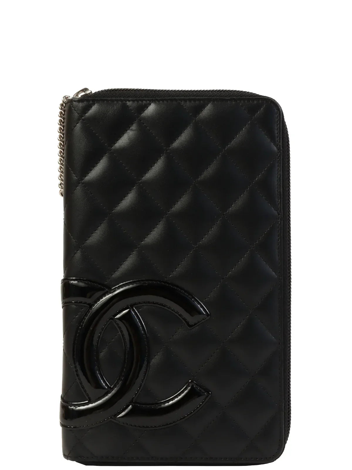 Chanel Around  Made Cambon Long Wallet Black