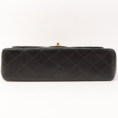 CHANEL Around 2000 Made Classic Flap Chain Bag Jumbo Black