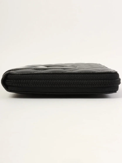 Chanel Around  Made Cambon Long Wallet Black