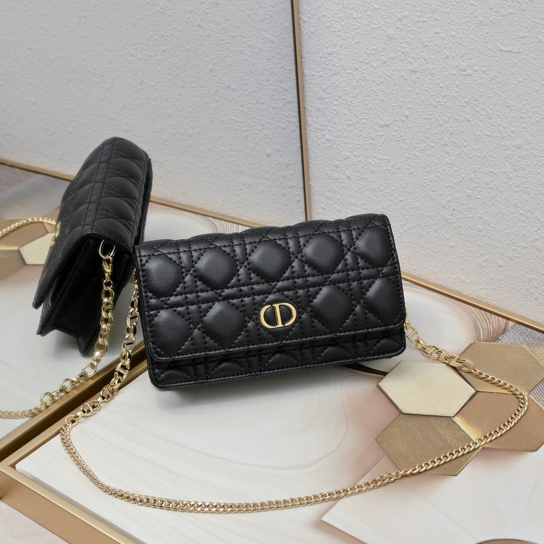 DR320 Dior Caro Pouch / 8 x 4.5 x 1.5 inches