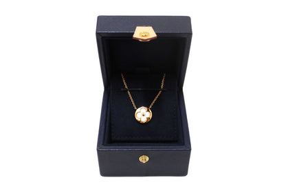 Louis Vuitton Pink Gold and White Mother-Of-Pearl Color Blossom Sun Pendant Necklace