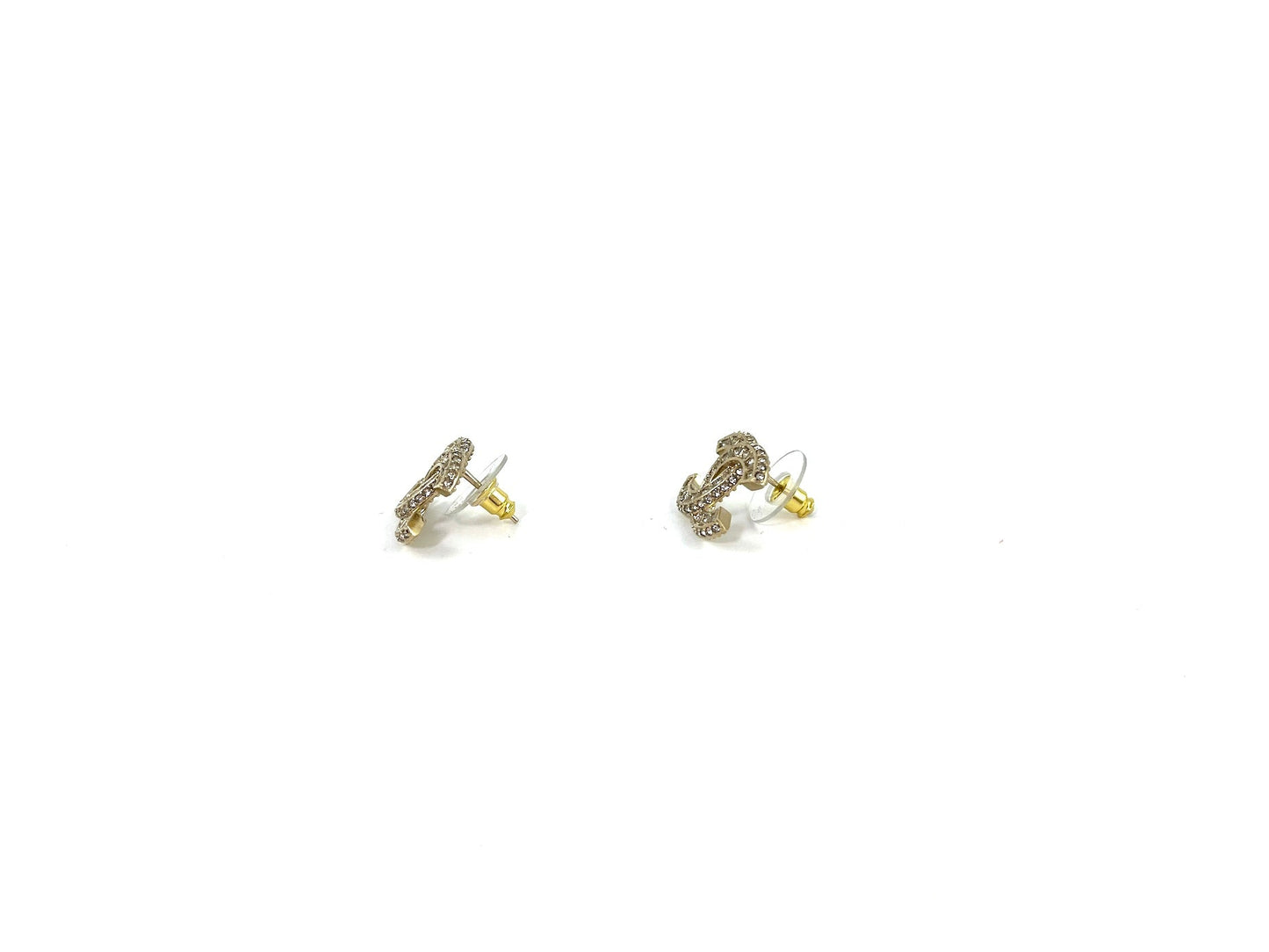 New CHANEL Strass 2023 CC Stud Earrings