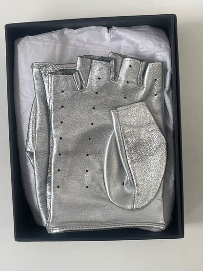 Metallic Lambskin Gloves