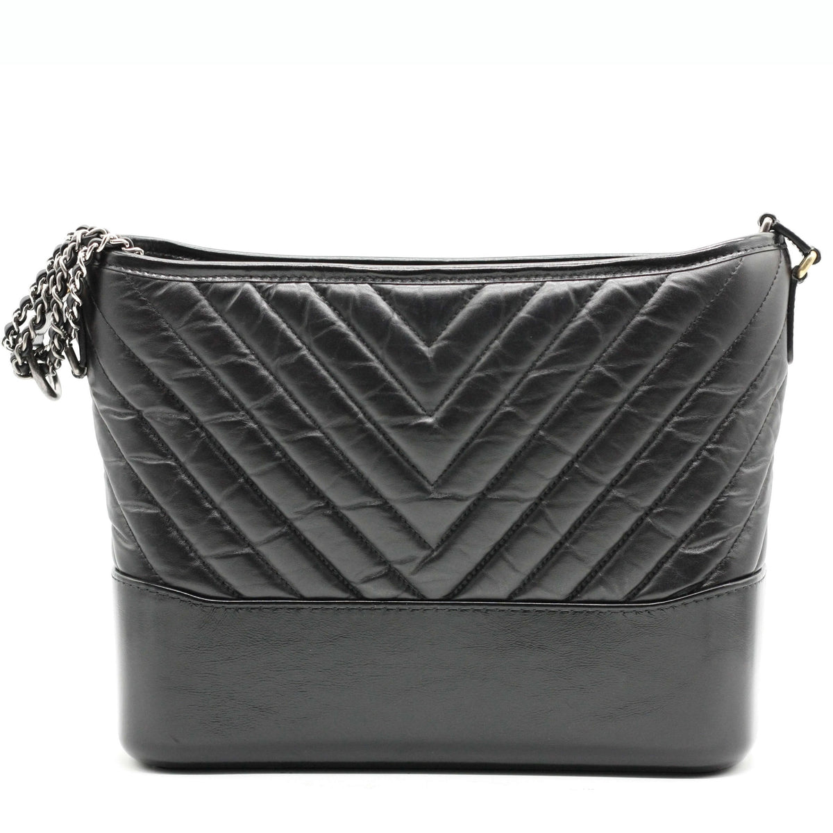 Gabrielle Chevron Medium Hobo Bag