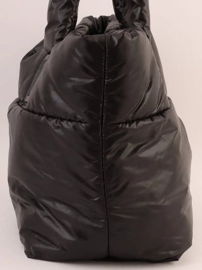 Chanel Around  Made Nyon Cc Cocoon Tote Bag Black