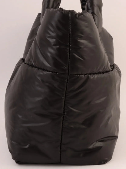 Chanel Around  Made Nyon Cc Cocoon Tote Bag Black