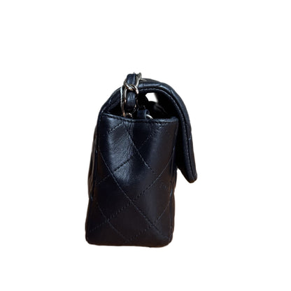 Chanel Classic Flap Rectangular Mini Midnight Navy Lambskin 2012