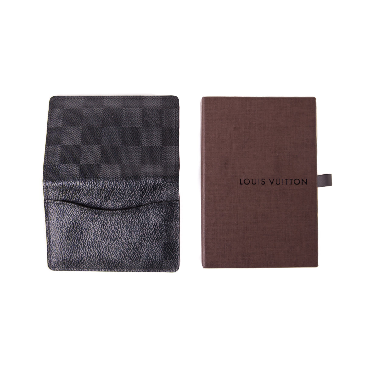 Louis-Vuitton Damier Graphite Card Holder
