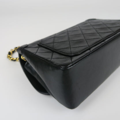 Small Timeless Diana Flap Black Lambskin 24k GHW