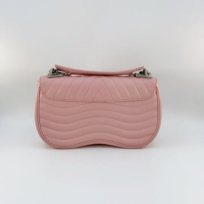 LV New Wave Chain Bag MM in Rose Pink