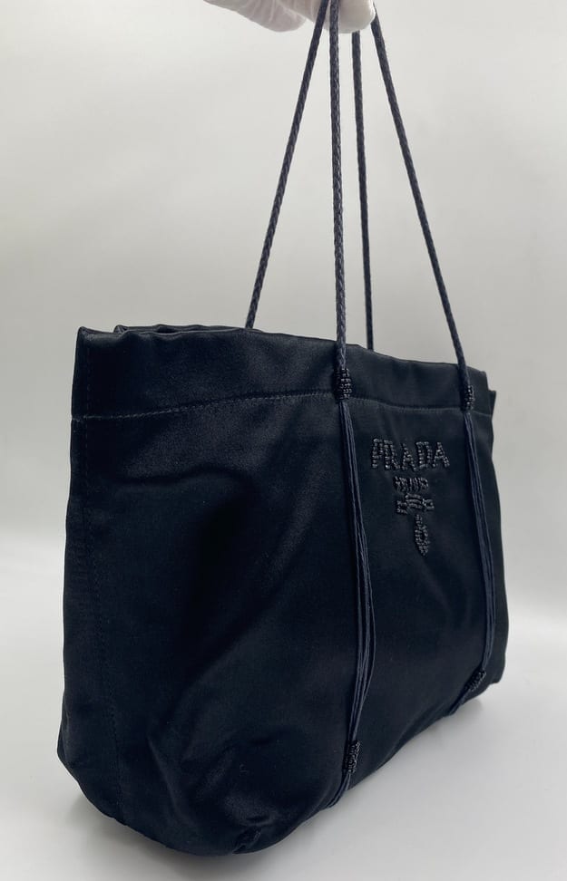 Prada Satin Beaded Mini Tote