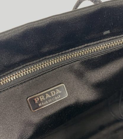 Prada Satin Beaded Mini Tote