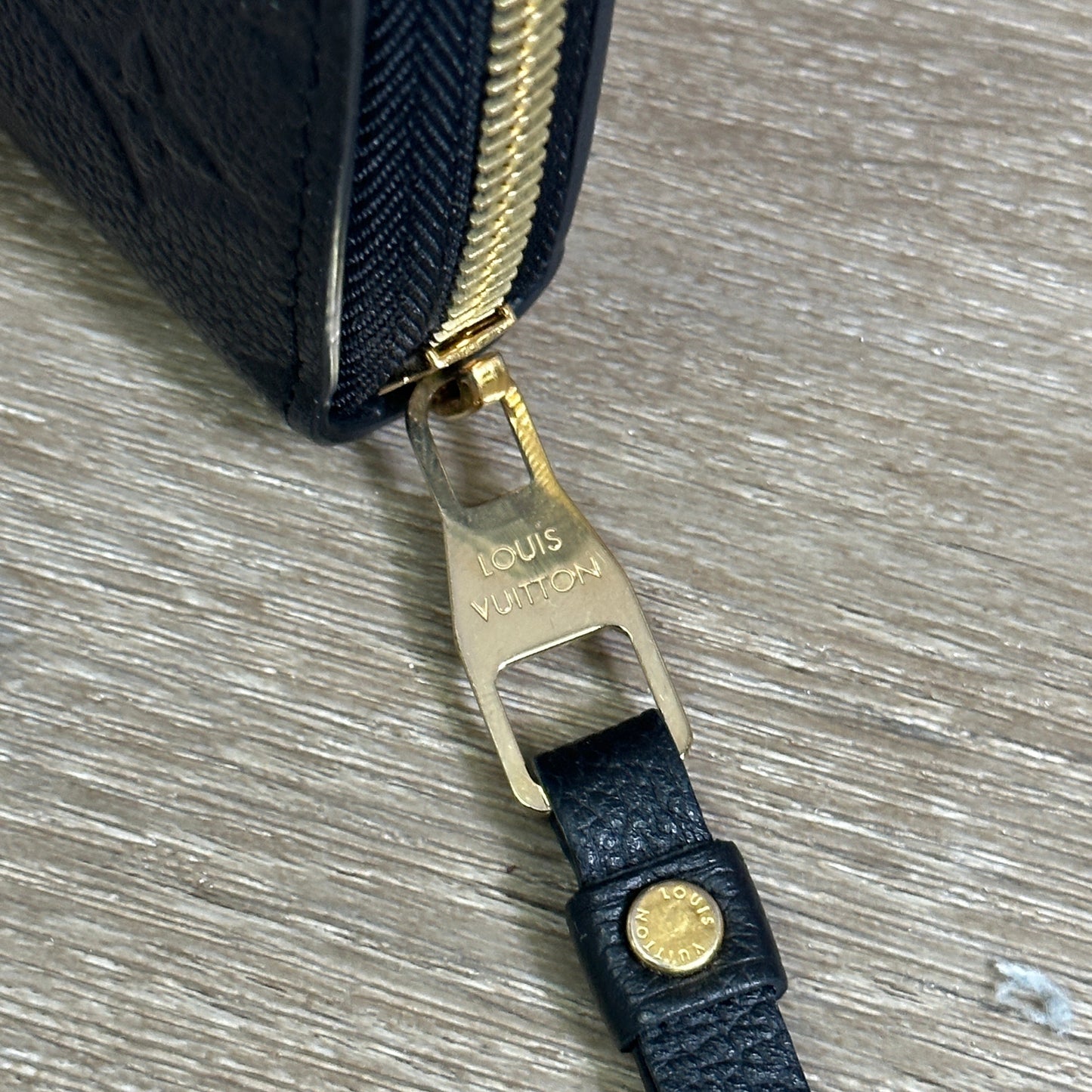 Louis Vuitton Monogram Empriente Zippy Long Wallet - Black