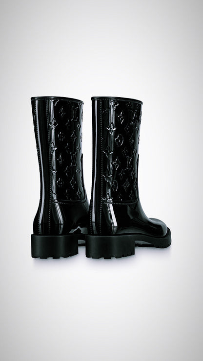 LOUIS VUITTON DROPS FLAT HALF BOOT