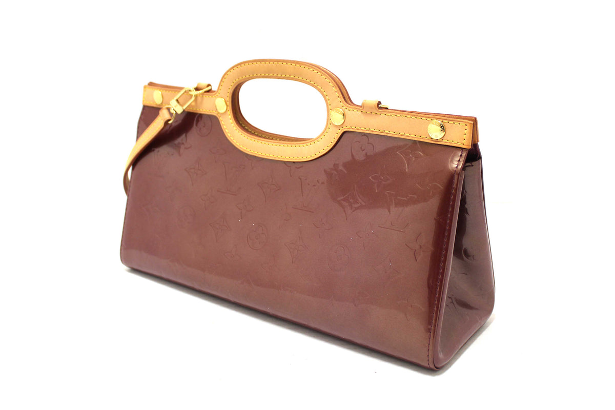 Louis Vuitton Purple Monogram Vernis Leather Roxbury Drive Bag