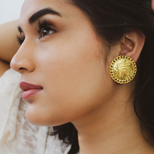 Vintage Celine Clip On Earrings 1990s
