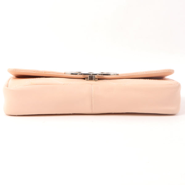 Chanel Around 2005 Made Wild Stitch Big Cc Mark Plate Chain Bag Baby Pink