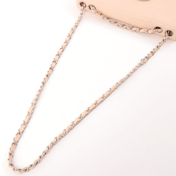 Chanel Around 2005 Made Wild Stitch Big Cc Mark Plate Chain Bag Baby Pink