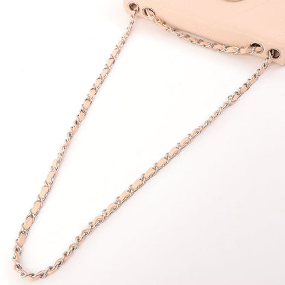 Chanel Around 2005 Made Wild Stitch Big Cc Mark Plate Chain Bag Baby Pink