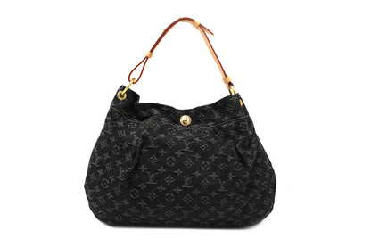 Louis Vuitton Black Monogram Denim Denim Daily PM Hobo Shoulder Bag