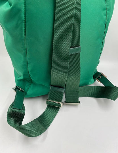 Prada Nylon Green Backpack