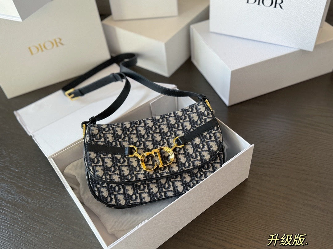 DR378 Small CD Besace Bag / 9.5x6x2.5inches