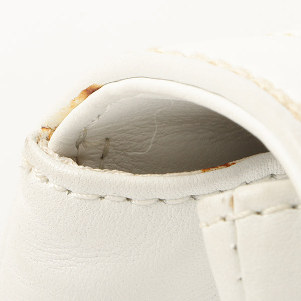 Chanel Around 2005 Made Wild Stitch Turn-Lock Top Handle Bag White