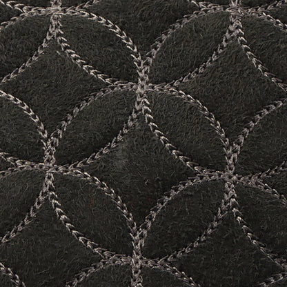 Chanel Around 2005 Made Mouton Cc Mark Stitch Shoulder Bag Black
