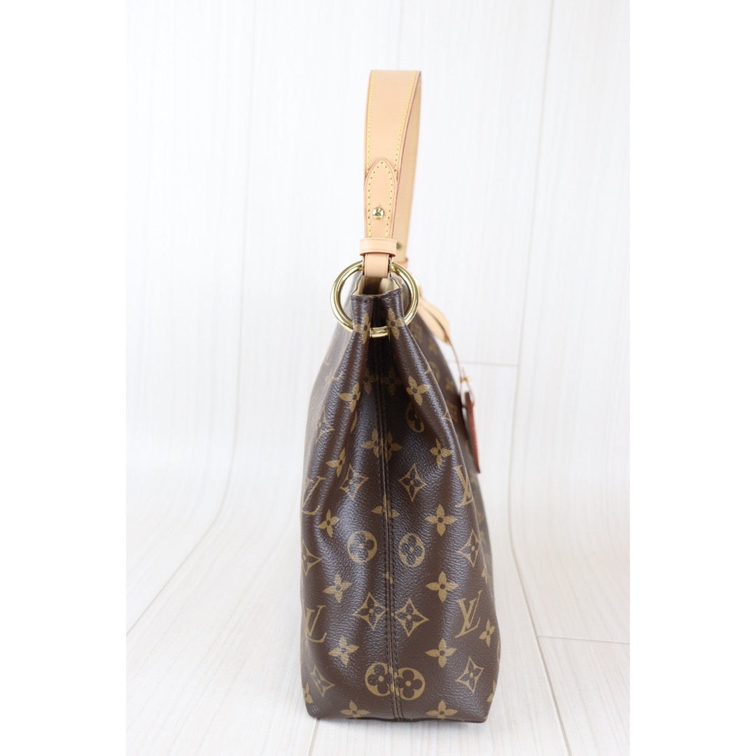 Rank S｜ LV Monogram Canvas Graceful  Shoulder Bag｜092325