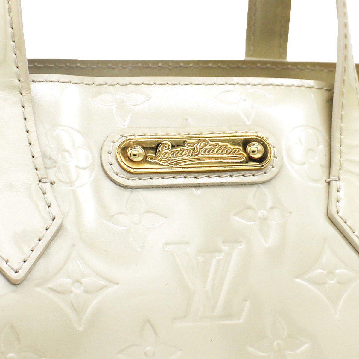 Louis-vuitton Wishire PM Tote Pearly White