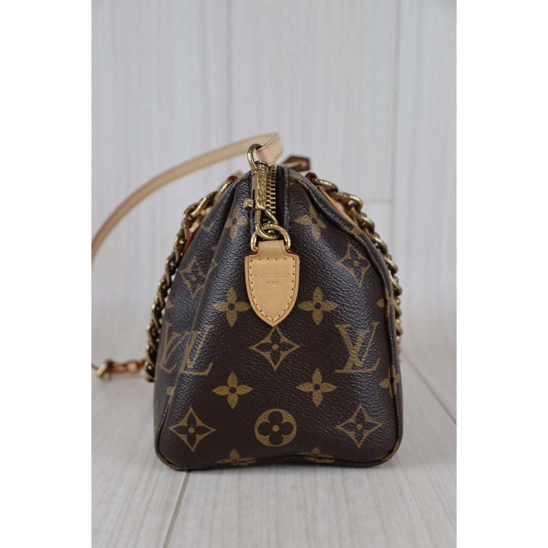Rank AB ｜ LV Monogram Speedy Chain 20｜091314
