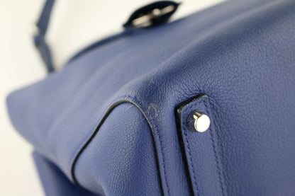 Blue Supple Large Open Bar Tote