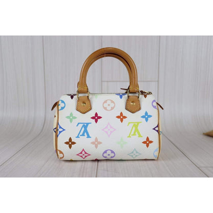 Rank AB ｜ LV Multi Monogram Mini Speedy Handbag｜091310