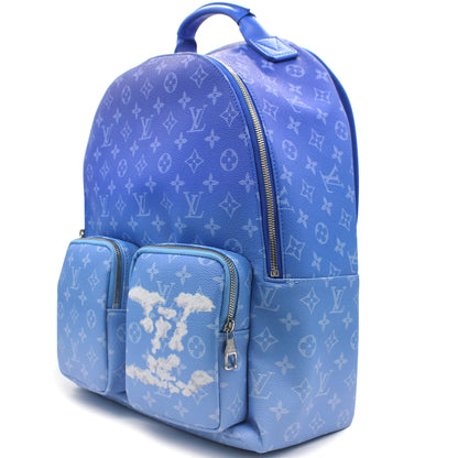 Louis-vuitton Backpack Multipockets Clouds Monogram Blue