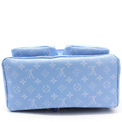 Louis-vuitton Backpack Multipockets Clouds Monogram Blue