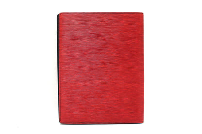 Louis Vuitton Red Epi Leather Desk Agenda Cover