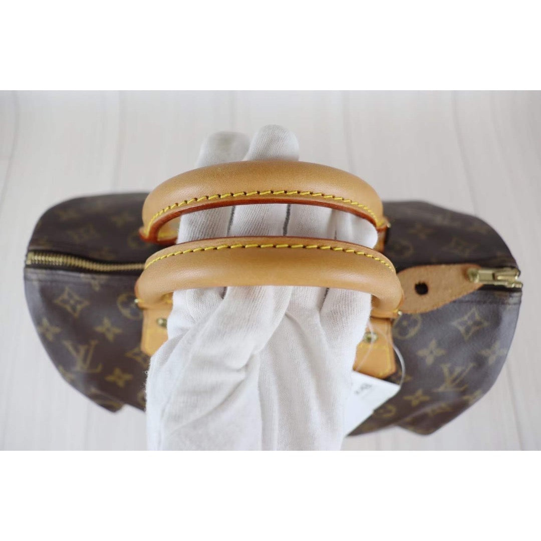 Rank AB｜ LV Monogram Speedy 30 HandBag｜091017