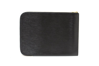 Vintage Louis Vuitton Golf Cup 1990 Charity Tournament Black Epi Leather Poche Documents Portfolio Case